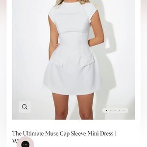 ODD MUSE LONDON WHITE DRESS